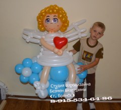 подарки-из-шаров-ангел-из-шаров-безмен-екатерина